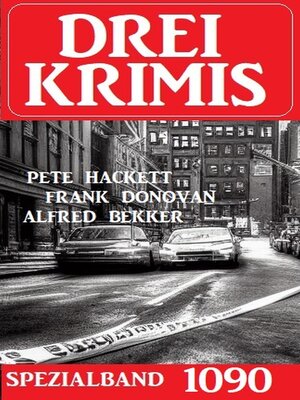 cover image of Drei Krimis Spezialband 1090